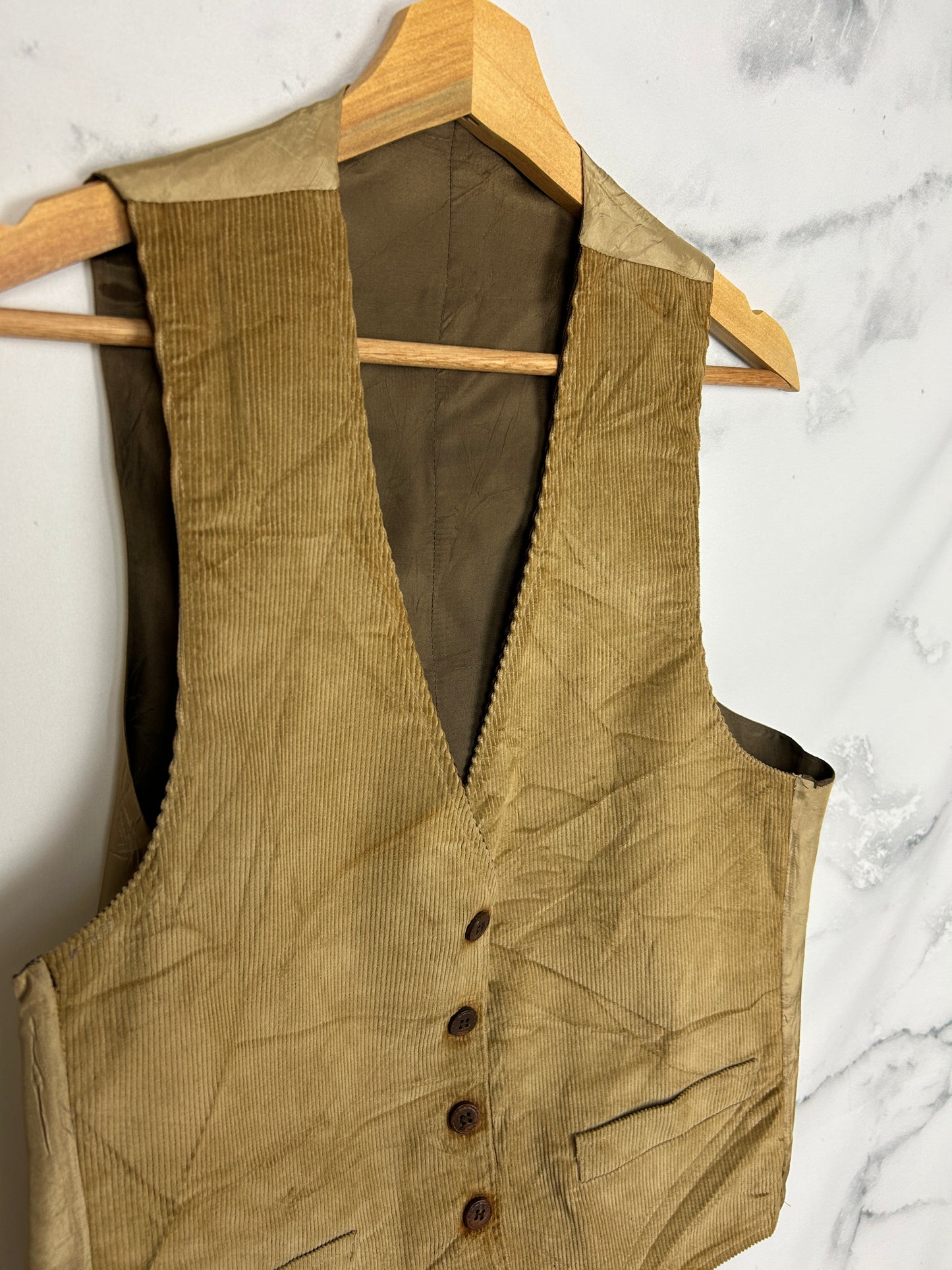 Chaleco vintage de pana