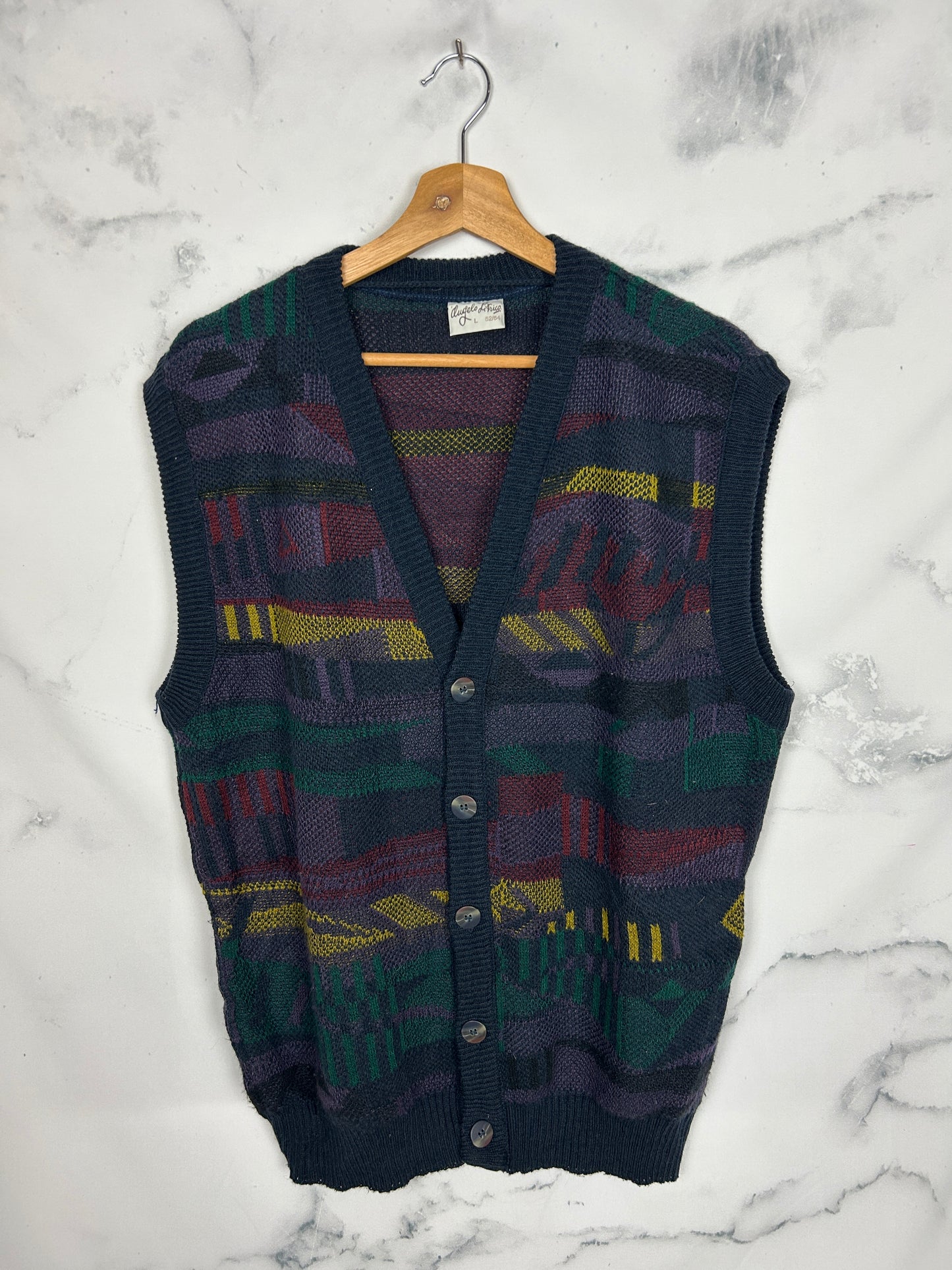 Chaleco vintage de punto