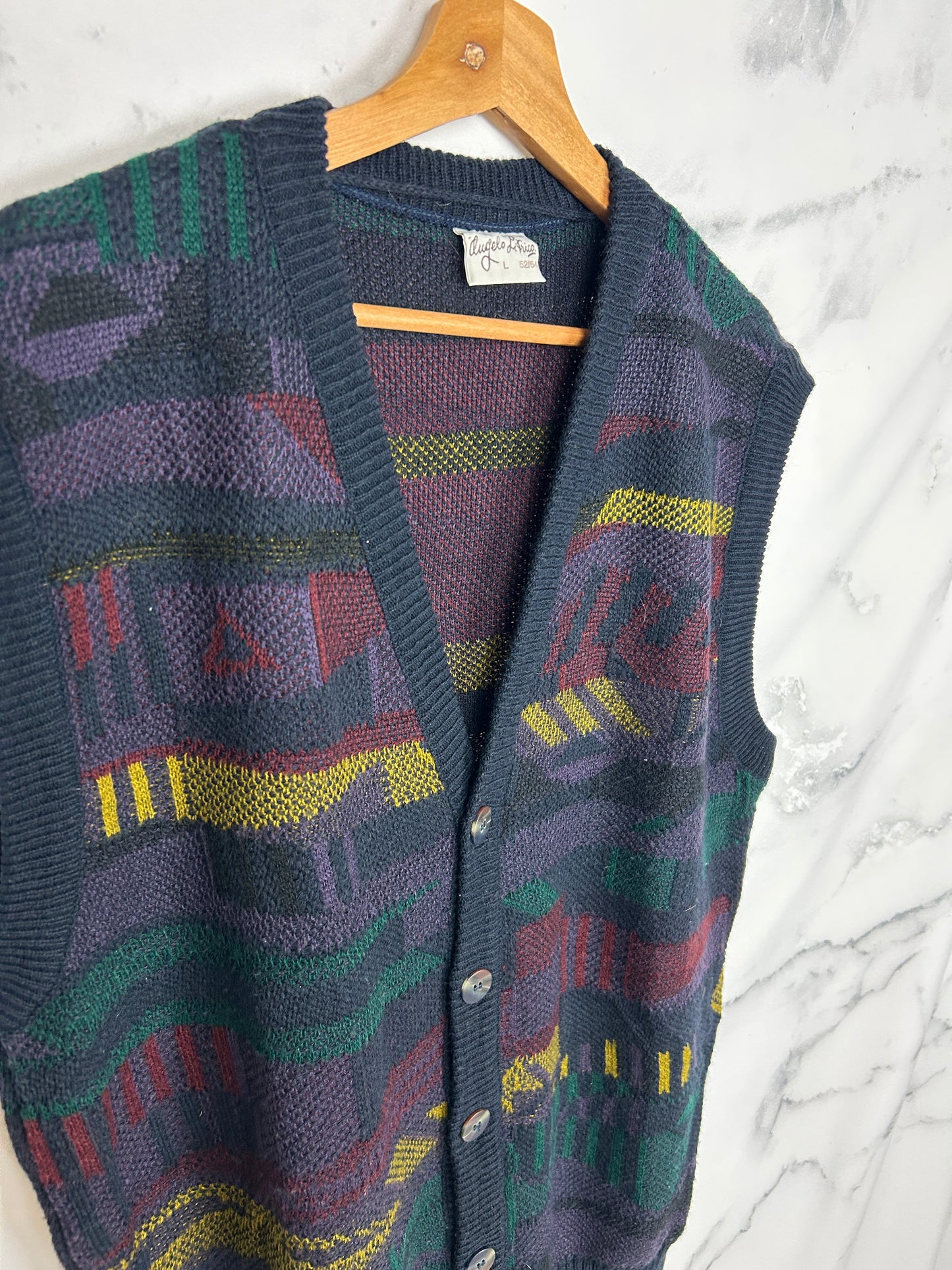 Chaleco vintage de punto