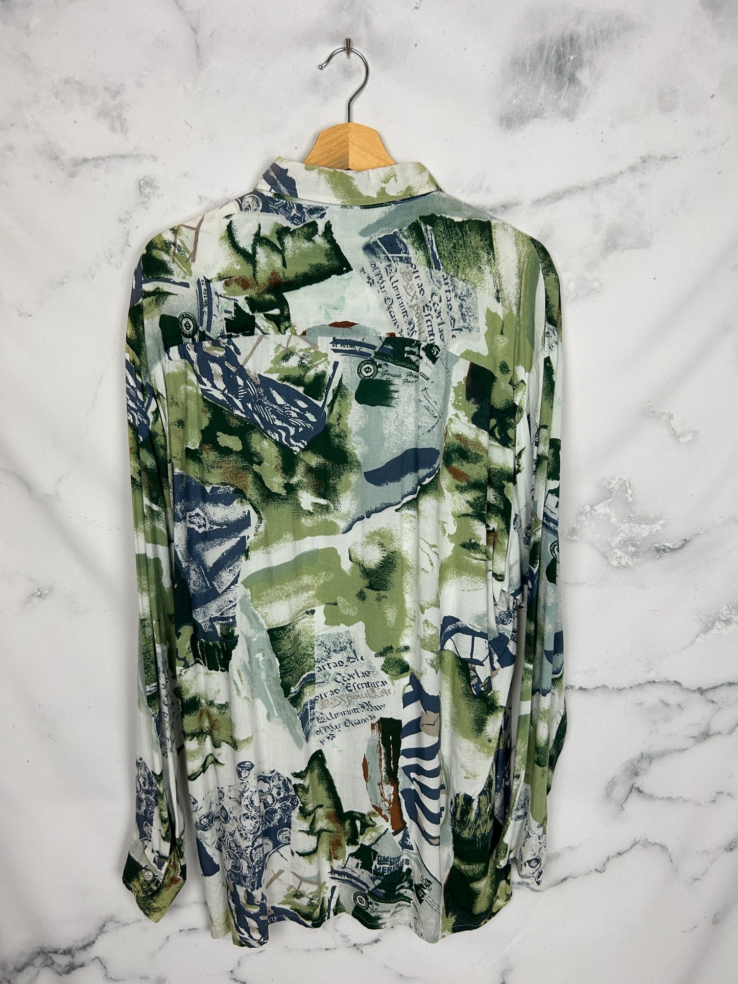 Camisa vintage estampada