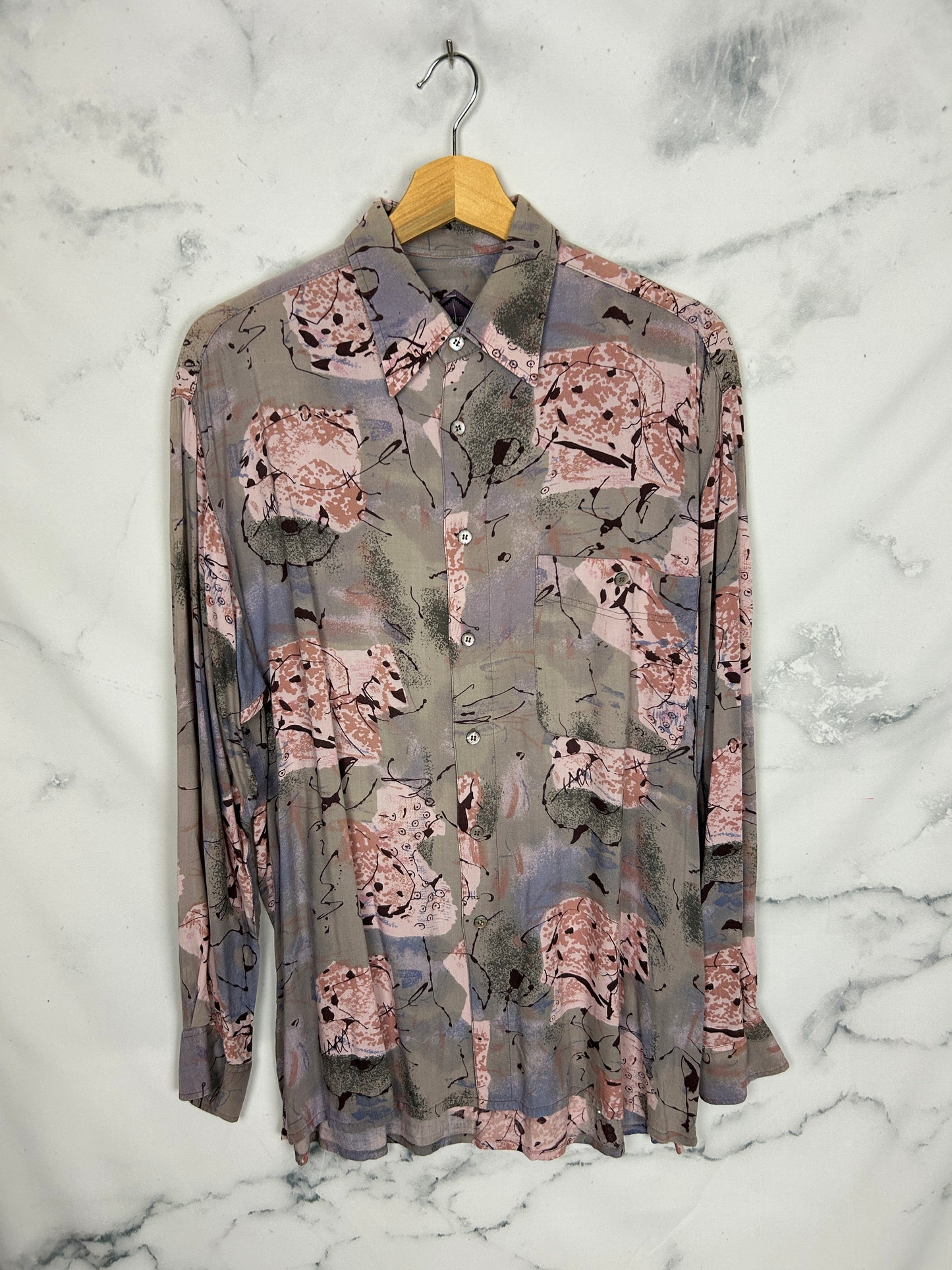 Camisa vintage estampada