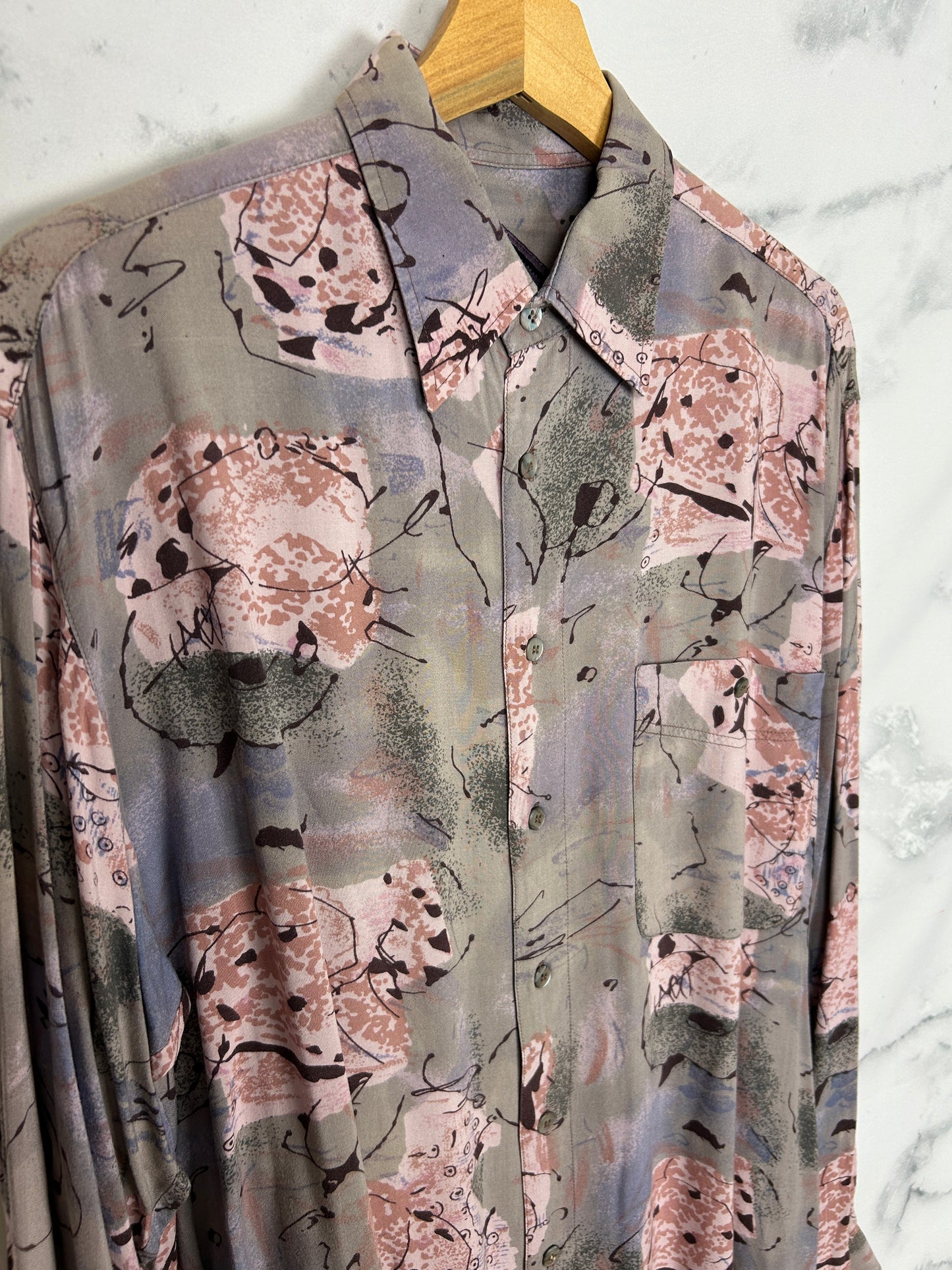 Camisa vintage estampada