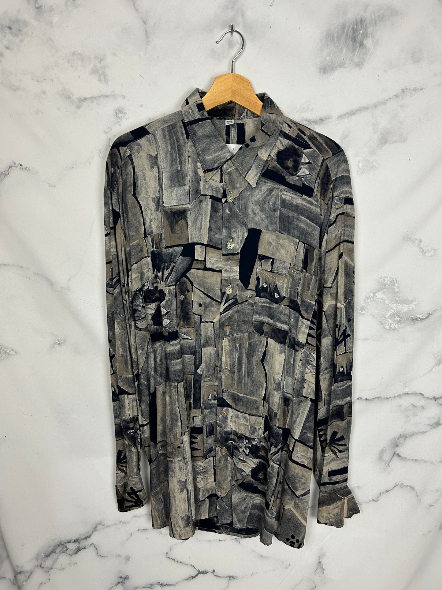 Camisa vintage estampada