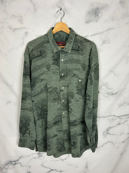 Camisa vintage estampada de El Corte Inglés