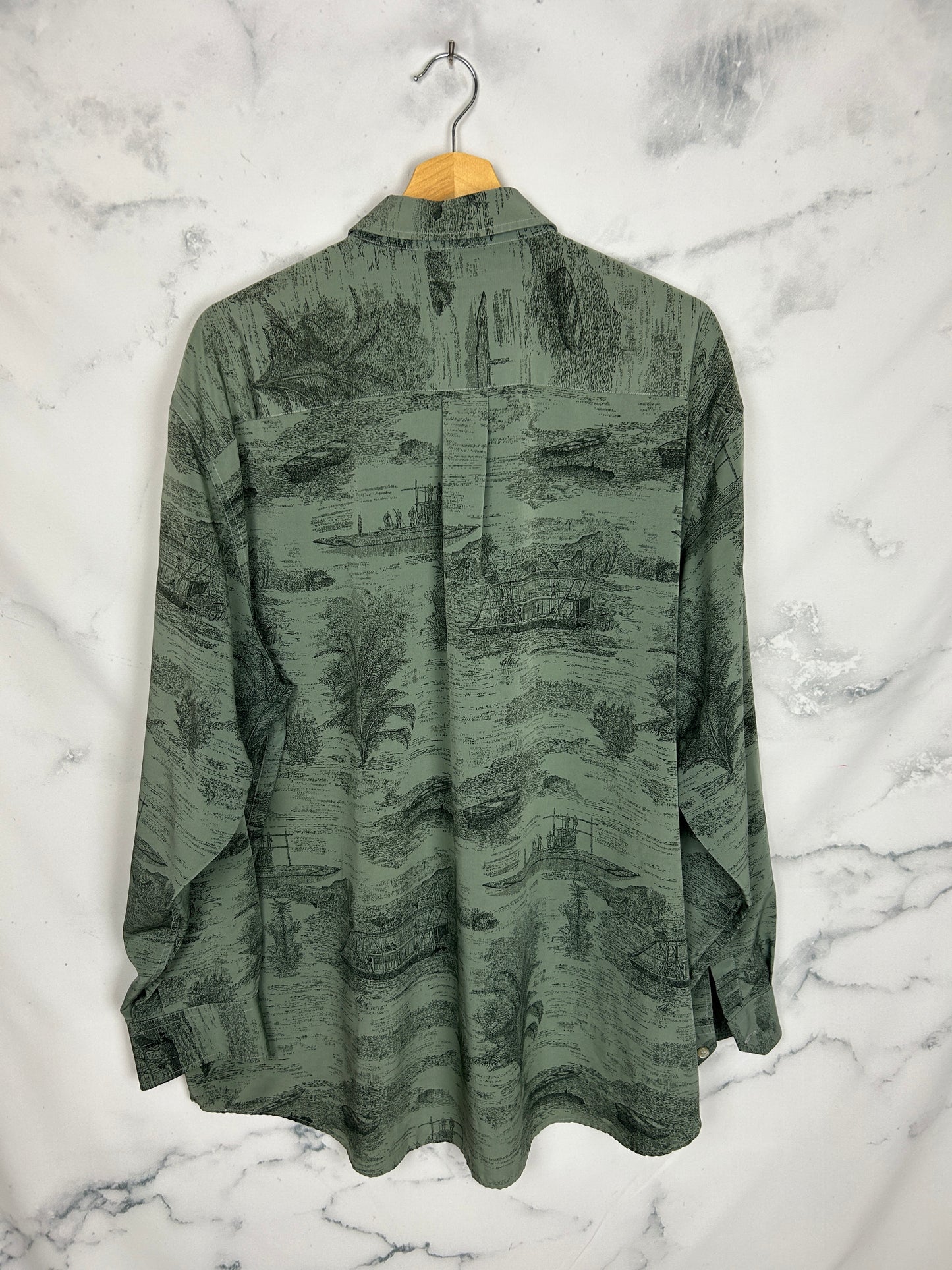 Camisa vintage estampada de El Corte Inglés