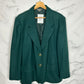 Blazer vintage en verde petróleo