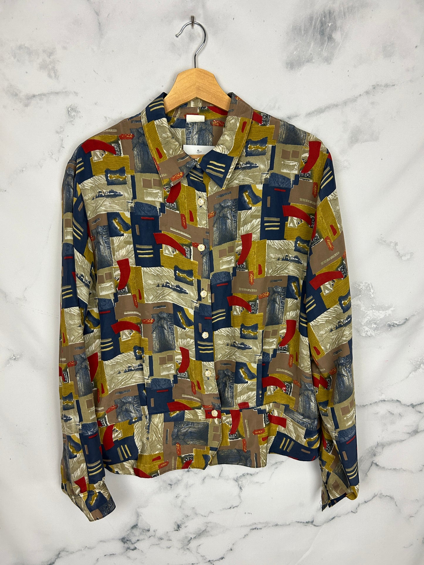 Blusa vintage estampada