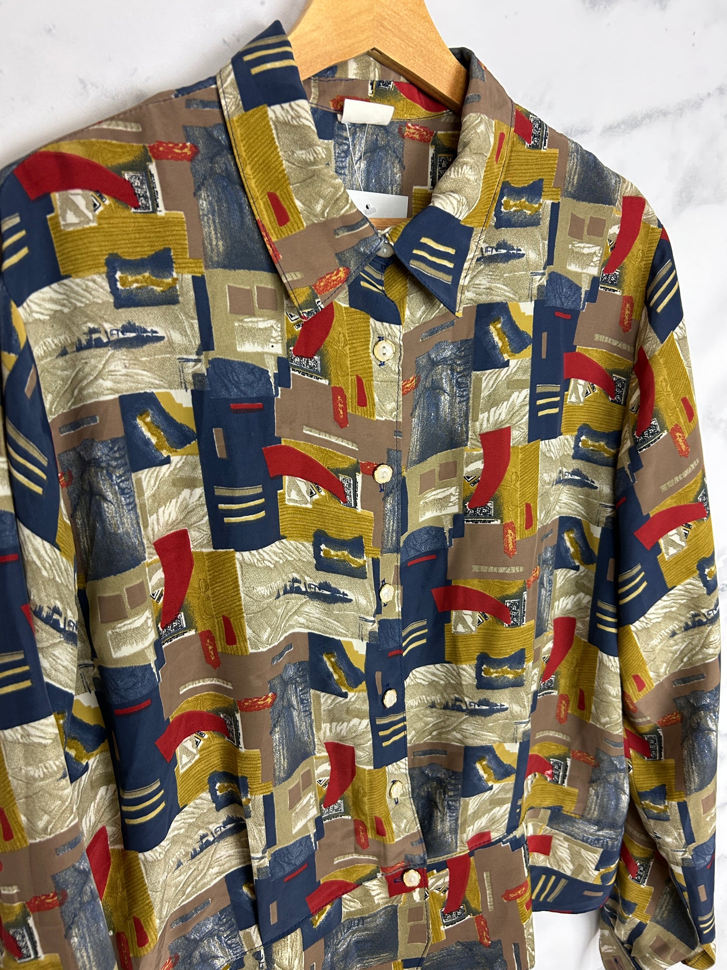 Blusa vintage estampada