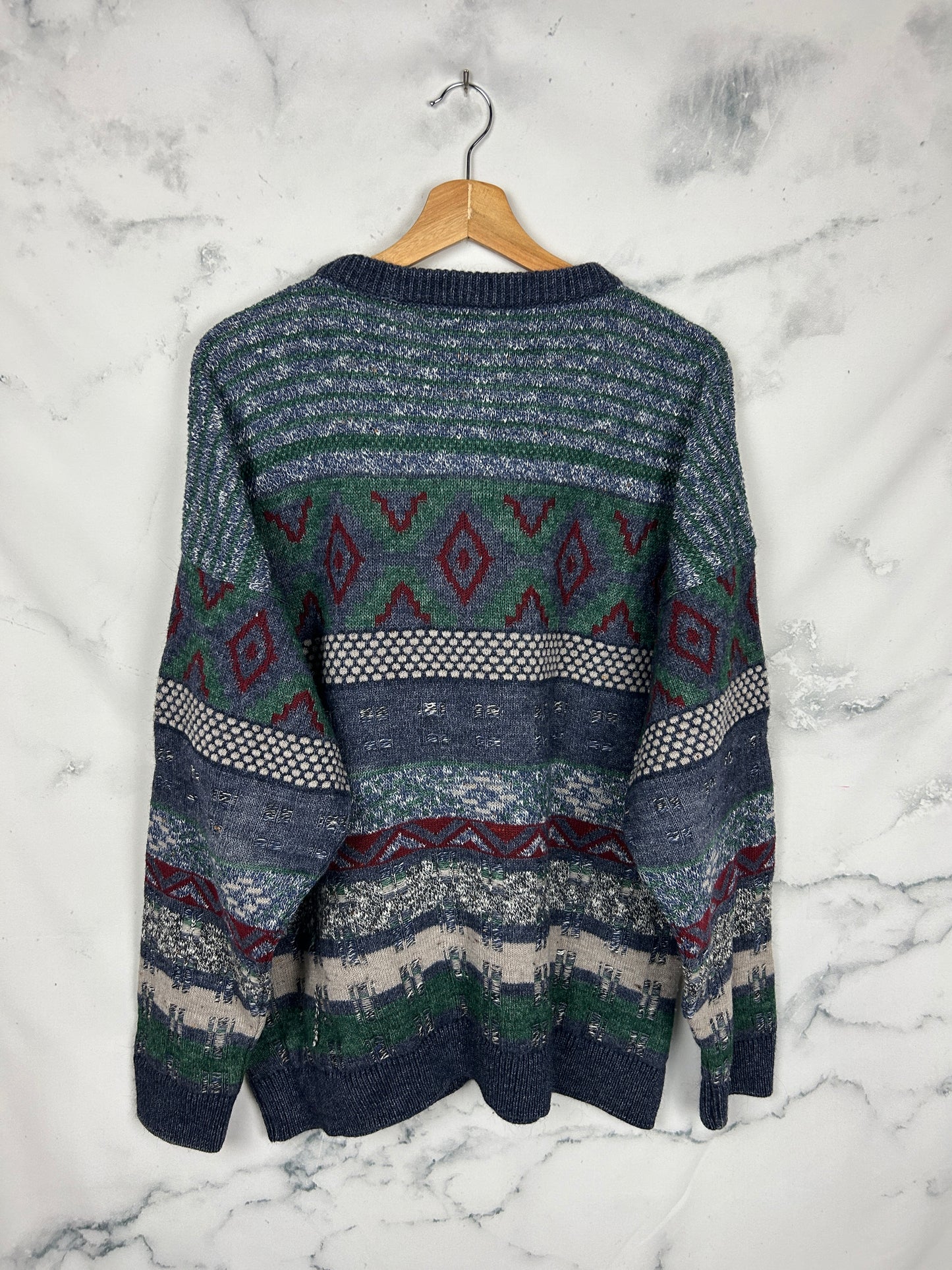 Jersey vintage estampado. Fabricado en Italia