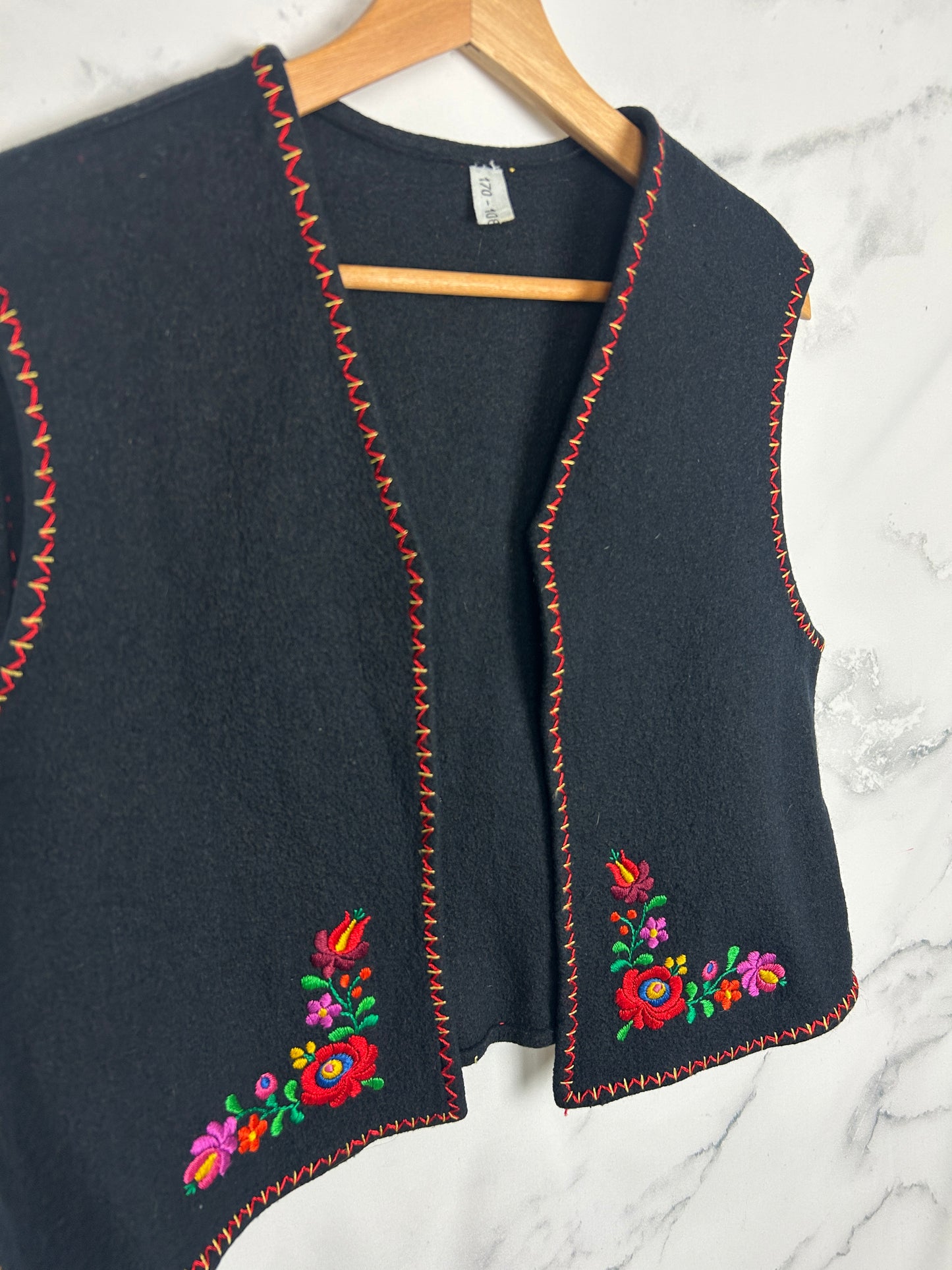 Chaleco vinctage crop