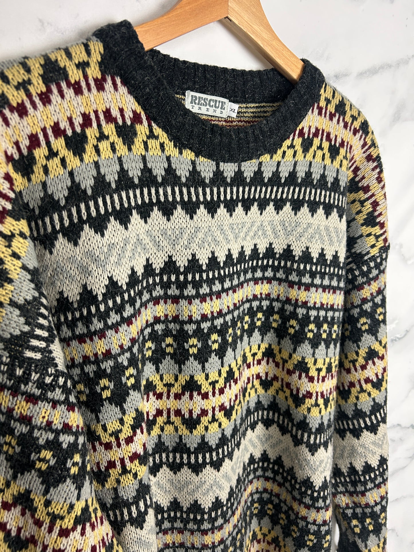 Jersey vintage estampado