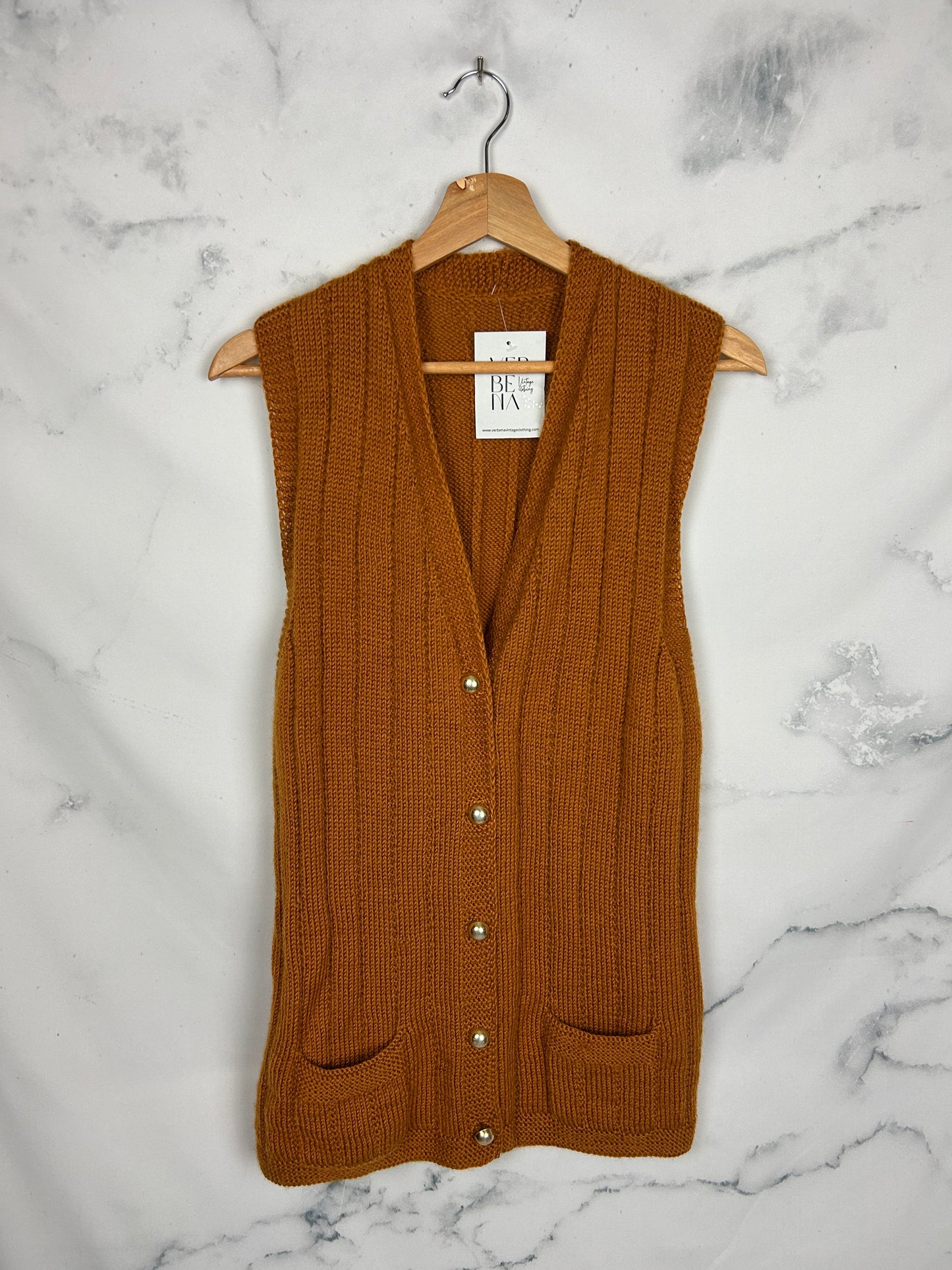 Chaleco vintage hecho a mano