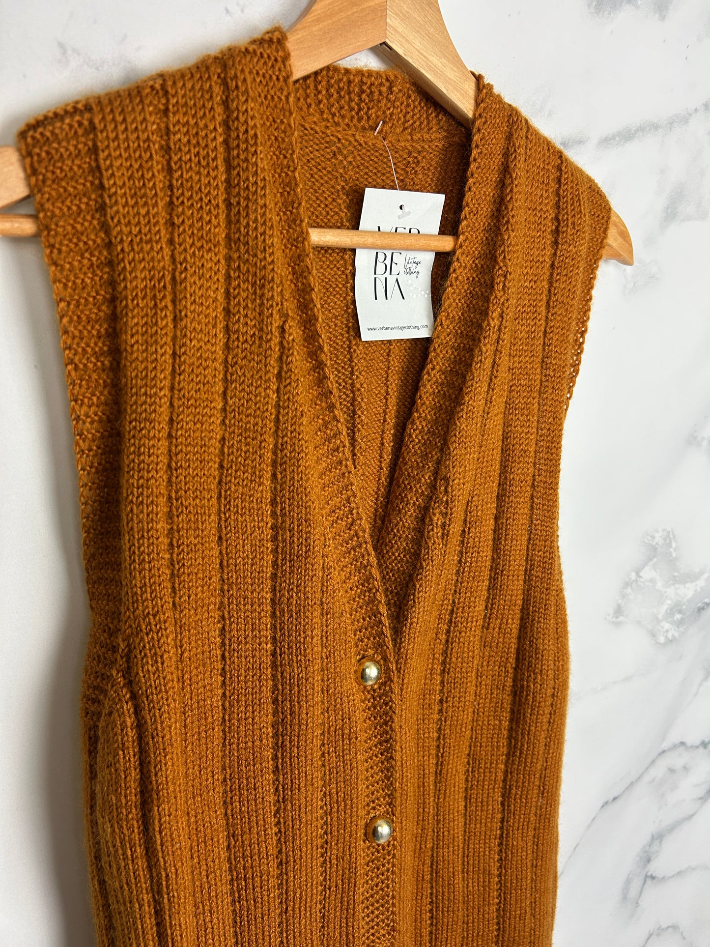 Chaleco vintage hecho a mano