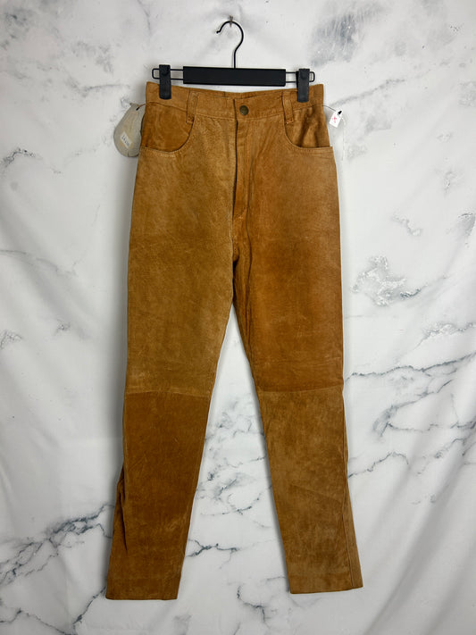 Pantalón vintage de piel ovina