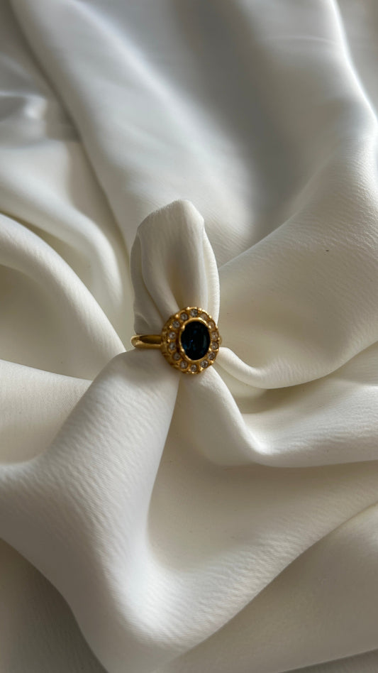 Anillo vintage dorado