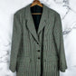 Blazer vintage de patas de gallo oversize
